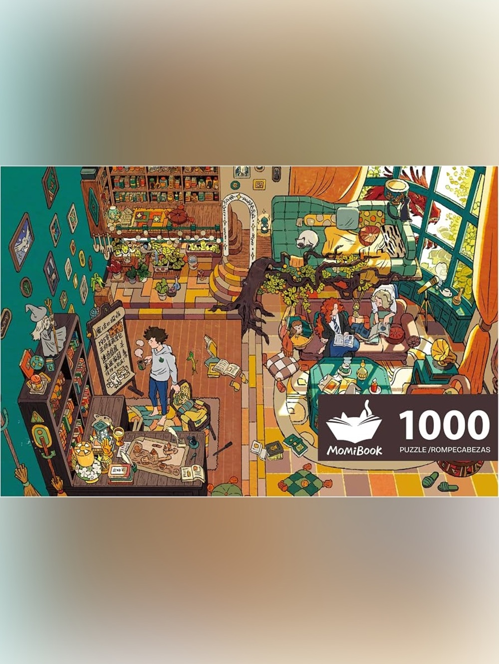 NWT Momibook-1000 Piece Jigsaw Puzzle-Magical House